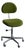 1950s Original Labofa Swivel Office Desk Chair by Jørgen Rasmussen Denmark For Sale