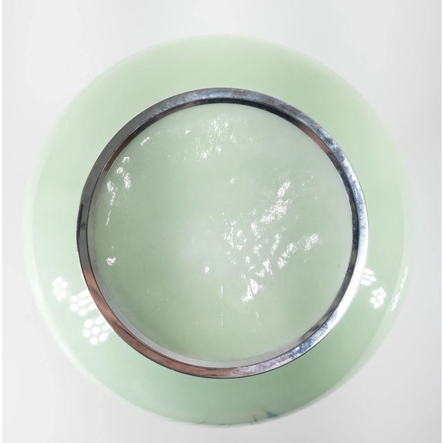 Mid 20th Century Japanese Mint Celadon Green Cloisonne Vase by Tamura III For Sale - Image 11 of 13