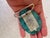 Early 20th Century Vintage Solid Turquoise Belt Buckle For Sale - Image 5 of 5