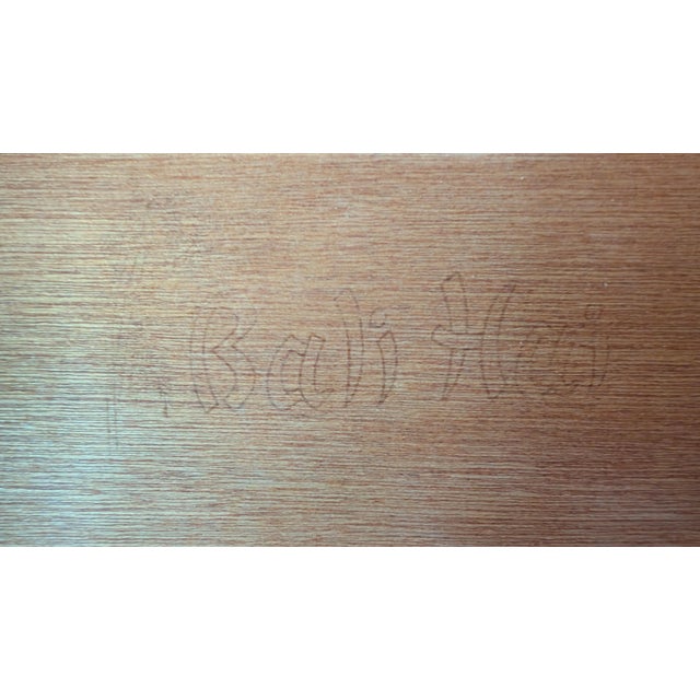 Vintage Henry Link Bali Hai Faux Bamboo 9-Drawer Triple Dresser, Original Finish For Sale - Image 13 of 14