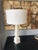 White 1980s Vintage Obelisk Lamp For Sale - Image 8 of 9