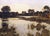 "Autumn Sunset" by Gordon Mortensen Hand signed, titled & numbered by the artist Limited Edition Reduction Woodcut Matted,...
