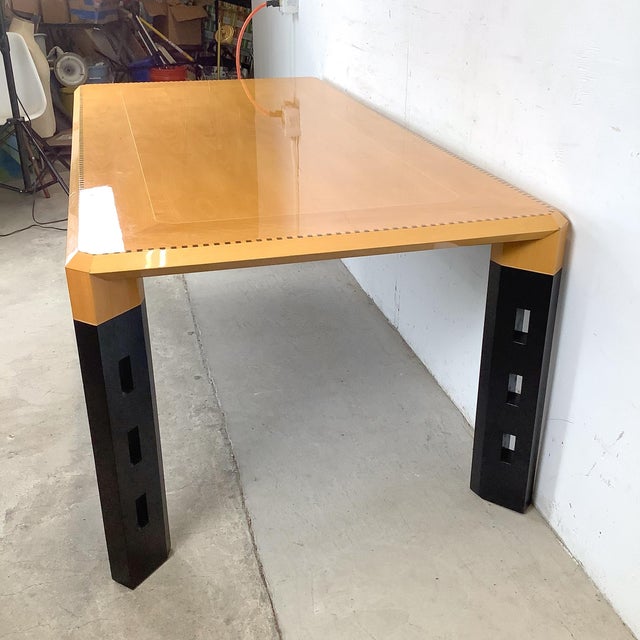 Sawaya & Moroni Italian Architectural Modern Dining Table For Sale - Image 4 of 12