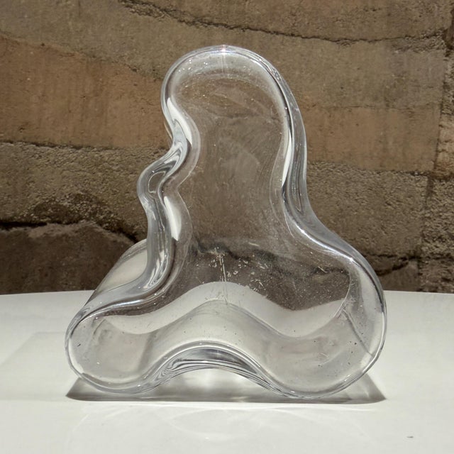 Iittala Alvar Aalto Savoy Clear Vase Scandinavian Mid-Century Modern For Sale - Image 11 of 11