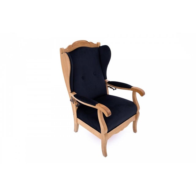 Set of Reclining Chair with Ottoman, 1940s For Sale - Image 11 of 18