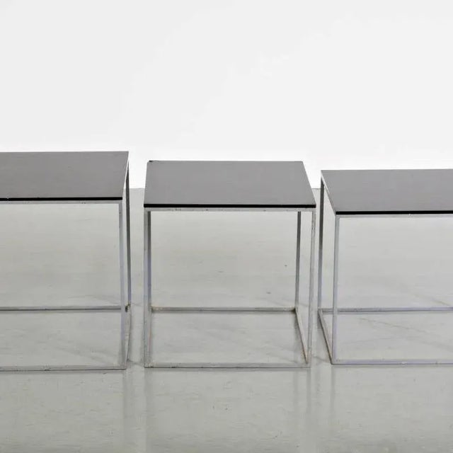 E. Kold Christensen PK71 Nesting Tables by Poul Kjaerholm for E. Kold Christensen, 1960s, Set of 3 For Sale - Image 4 of 11