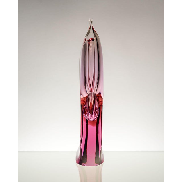 1970s Sculpture in Noedium Glass by J. Cvrcek, 1970s For Sale - Image 5 of 6