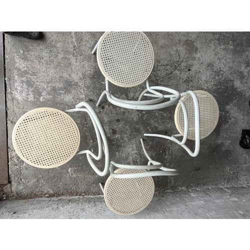 Vintage Metal and Plastic Chairs, Set of 4 For Sale - Image 3 of 9