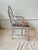 1980s Italian Silver Leaf Faux Bamboo Chairs - a Pair For Sale - Image 11 of 12