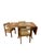 Wood Mid-Century Modern Danish Teak 4-Seater Dining Table & Chairs from Gangso Mobler, 1970, Set of 5 For Sale - Image 7 of 15