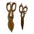 1940s Sculpted Realist Wooden Scissors - Set of 2 - For Sale