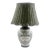 Carolina Floral Ceramic Accent Table Lamp For Sale