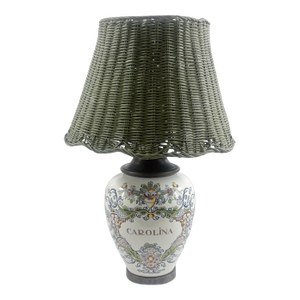 Carolina Floral Ceramic Accent Table Lamp
