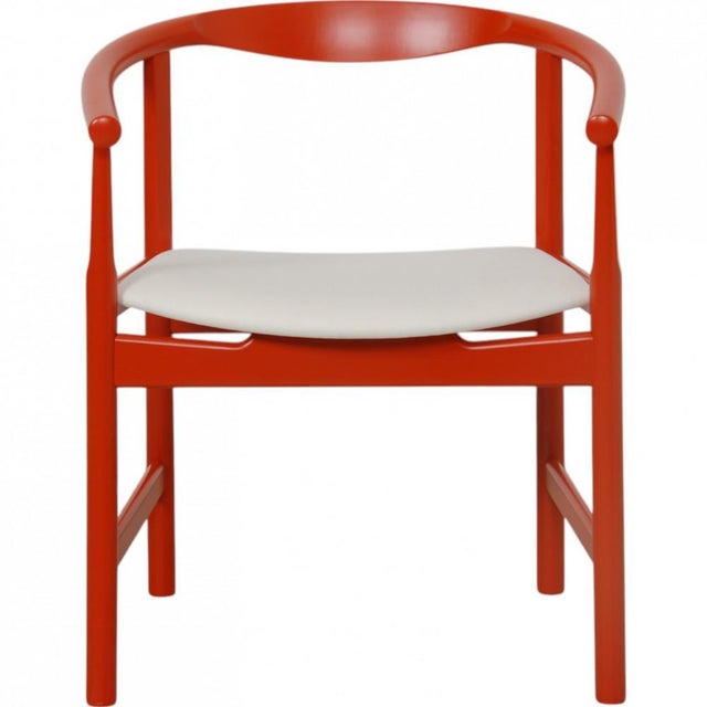 Vintage Orange PP203 Chair by Hans Wegner, 1980s For Sale - Image 10 of 10