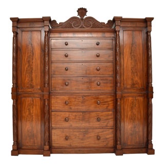 William IV Compact Wardrobe, 1830s For Sale