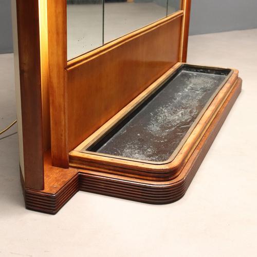 Vintage Backlit Mirror, 1940s For Sale - Image 11 of 13