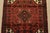 1990s Hamedan Rug 3’2” X 4’4” Red Wool Vintage Tribal Hand-Knotted Oiental Carpet For Sale - Image 5 of 12