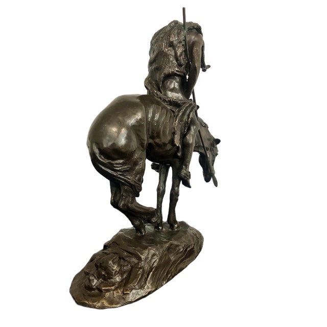 Mid 20th Century Bronze Reproduction of “The End of the Trail,” After James Earle Fraser (1876–1953) For Sale - Image 5 of 6