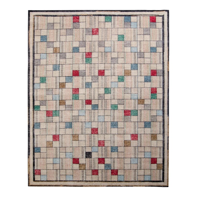 Rug & Kilim’s Broadway Rug in Cream, 4x6 For Sale