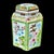 Mid 20th Century Vintage Chinese Mid-Century Modern Famille Rose Hexagonal Ginger Jar Tea Caddy With Lid For Sale - Image 5 of 8