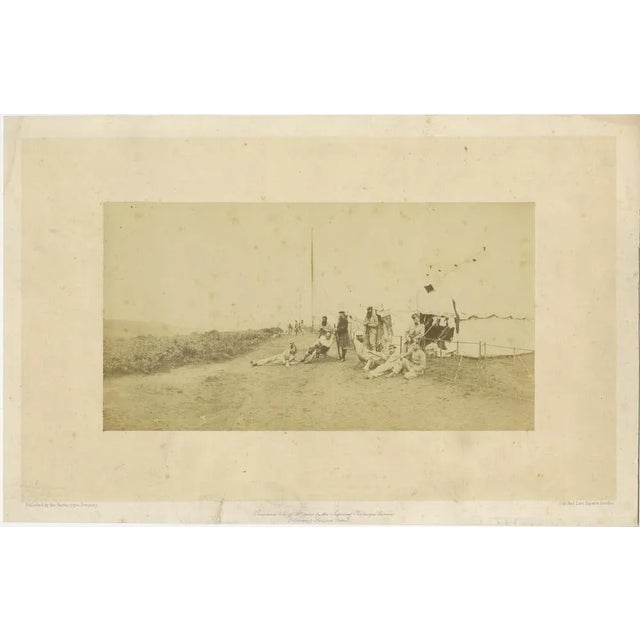 British Army Camp Scenes, Highland and Queens Regiments, 19th Century, Prints, Set of 2 For Sale - Image 10 of 10