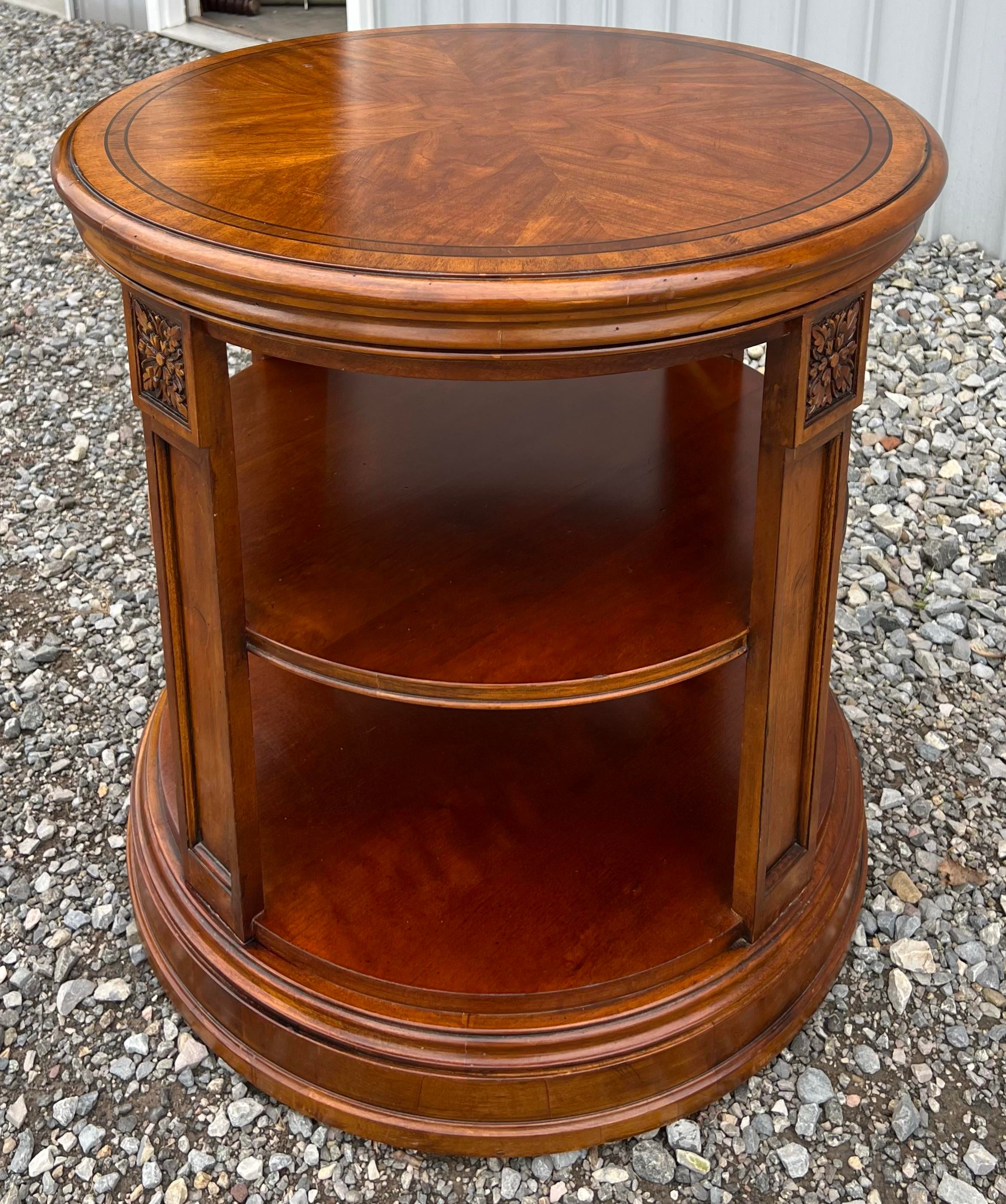 Ethan Allen Townhouse Collection Library Side Table | Chairish