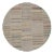 Rug & Kilim’s Patchwork Kilim Circle Rug in Polychromatic Stripes For Sale