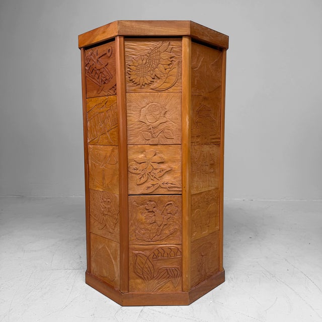 Japanese Wooden Plant Stand, 1990s For Sale - Image 14 of 14