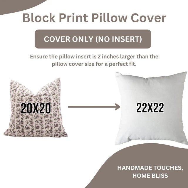 Not Yet Made - Made To Order Home Decor, Throw Pillows, Pillow Covers, Bedroom Decor, Decorative Pillows, Farmhouse Fecor, Block Print Size-14x20- Gulnaaz For Sale - Image 5 of 5