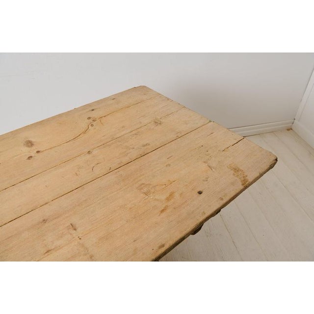 Early 19th Century Country House Dining Table, Northern Sweden For Sale - Image 6 of 13