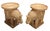 Bring whimsical charm and tropical Palm Beach elegance to your living space with this statement pair of vintage woven...