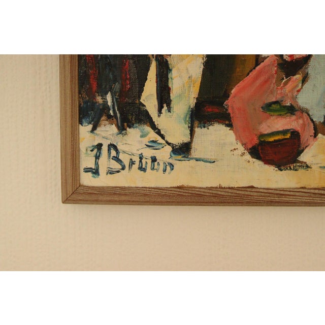 Jörgen Bruun, Ulema, 1960s, Oil on Canvas, Framed For Sale - Image 12 of 18