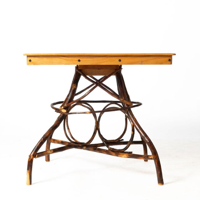 Late 20th Century Rustic Twig Table For Sale - Image 5 of 8