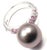 Cartier Cartier 18k White Gold Tahitian Pearl Diamond Pink Sapphire Ring For Sale - Image 4 of 10