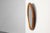 Brown Mid-Century Oval Oak Mirror, Belgium, 1950s For Sale - Image 8 of 11