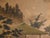 1960s 1960s Shōwa Era Japanese Byobu Screen "Landscape With Gazebo" For Sale - Image 5 of 17