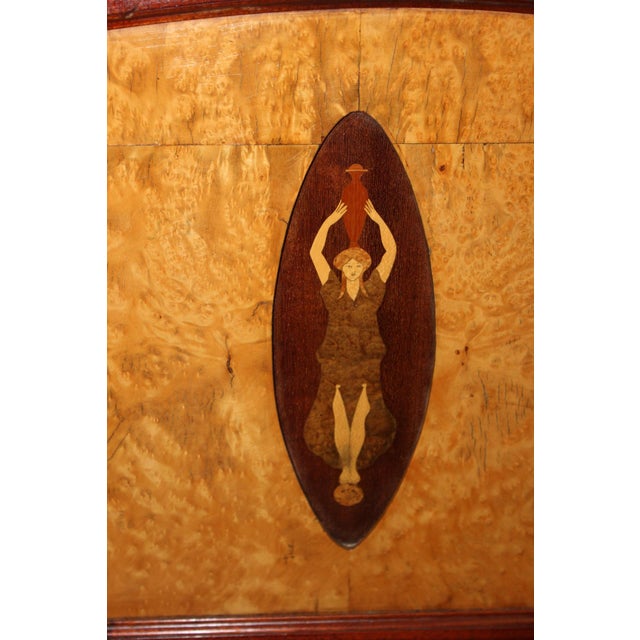 Art Deco Marquetry Display Case, 1925 For Sale - Image 3 of 14