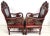 Mid Century Chinese Asian Rosewood & Marble Armchairs - a Pair For Sale - Image 11 of 13