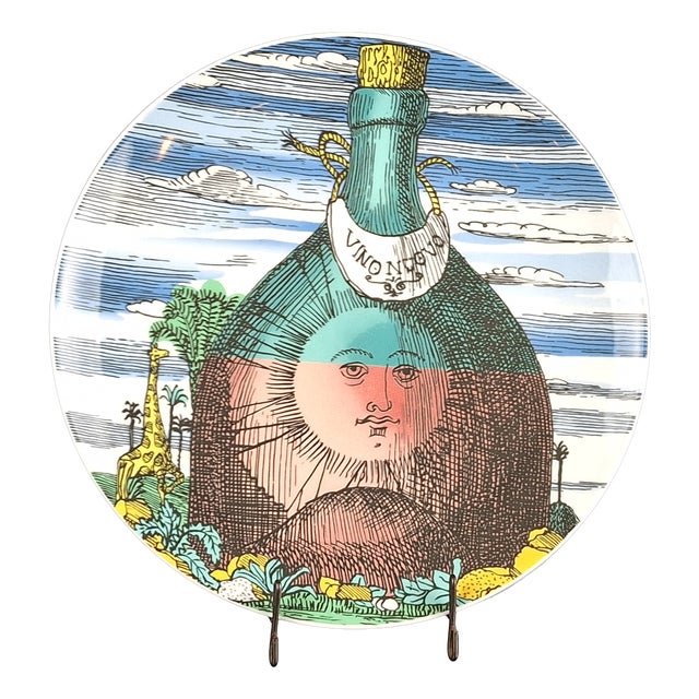 Collectors Plate by Piero Fornasetti for Rosenthal, 1960s For Sale