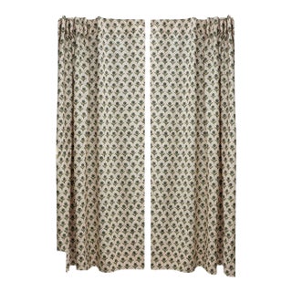 Colored Linen Curtains Rustic Lightweight Drapes for Modern & Traditional Home Décor Size 54" W X 120" L- Genda Pushp For Sale