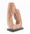 Pink Modernist Vintage Abstract Pink Marble Sculpture For Sale - Image 8 of 10