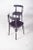 Mid-Century Modern Vintage Black Lacquered Chair, 1950 For Sale - Image 3 of 10