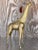 A terrific vintage Boho giraffe statue. A chic solid brass with beautiful attention to detail. Acquired from a Palm Beach...