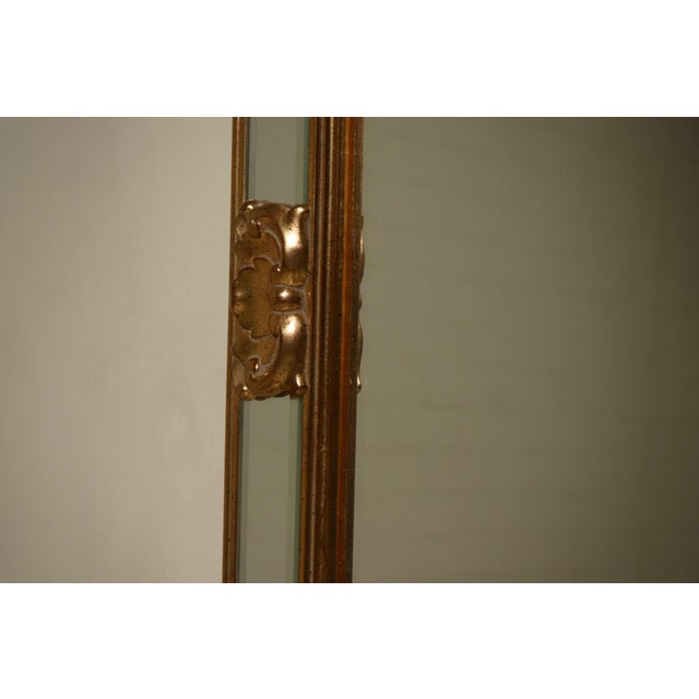 Wood Large Revival Mirror in Gilded Resin from Deknudt, 1980s For Sale - Image 7 of 13