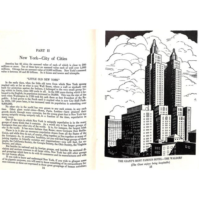 "New York the Giant City: An Introduction to New York" 1939 Portor, Laura Spencer For Sale - Image 4 of 12