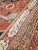 Antique Persian Serapi Carpet, Handmade Wool Oriental Rug, Rust, Ivory and Blue For Sale - Image 9 of 11