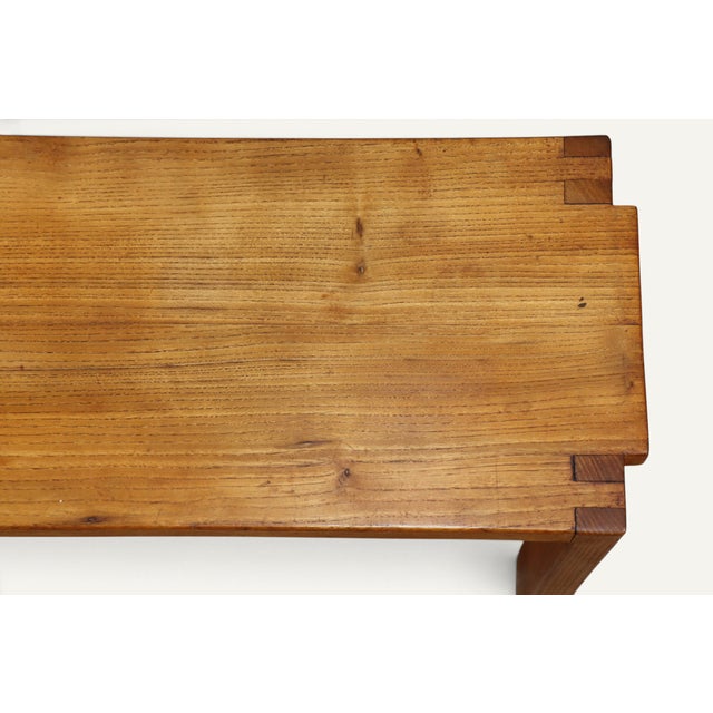S09 Bench in Elm by Pierre Chapo, 1970s For Sale - Image 9 of 18