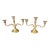 Mid 20th Century French Silver Plate Candelabra Pair For Sale