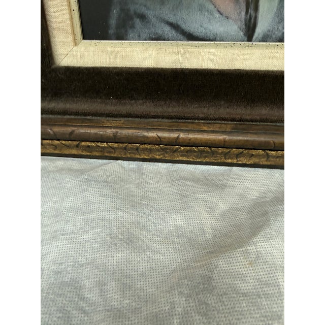 Black Carlo Wahlbeck Original Painting, Signed + Framed For Sale - Image 8 of 12