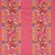 Sample - Schumacher Lotan Dragon Embroidery Fabric in Pink For Sale